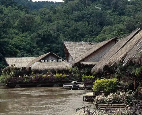 Jungle Rafts Resort am River Kwai