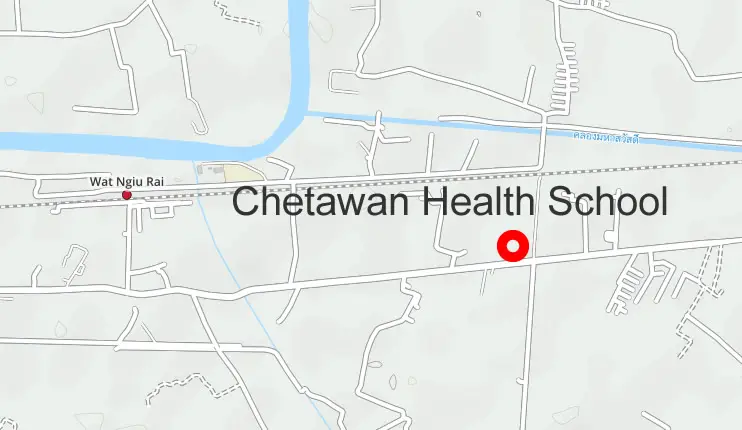 Karte Anreise Chetawan Health School