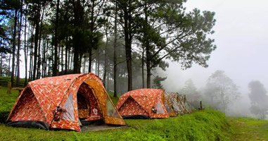 Camping Zelte im Doi Angkhang