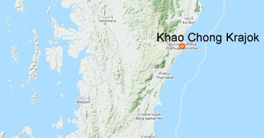 Karte Anreise Khao Chong Krajok Prachuap Khiri Khan Thailand