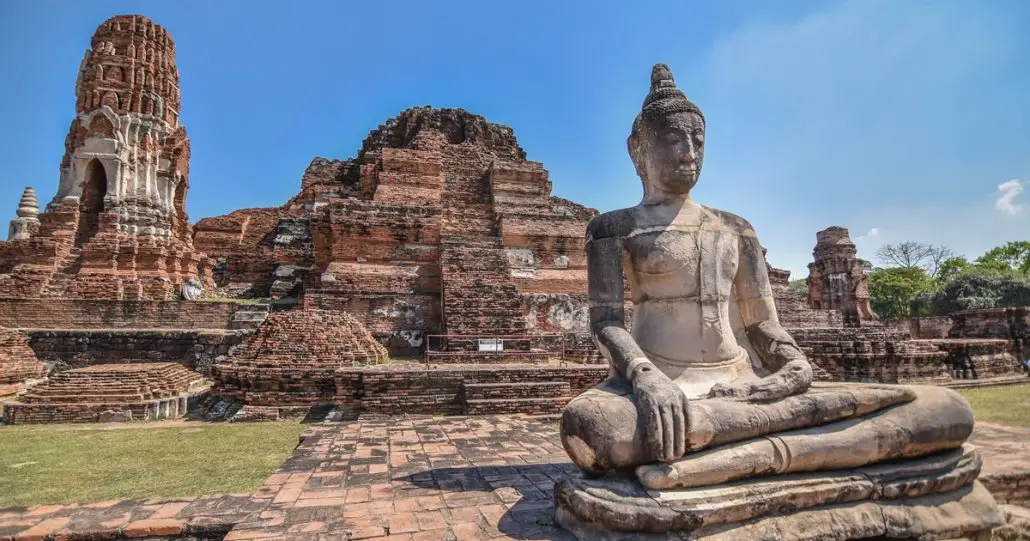 Ruinen von Ayutthaya in Thailand