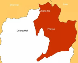 Karte Goldenes Dreieck Chiang Rai