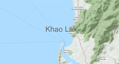 Karte Khao Lak Thailand